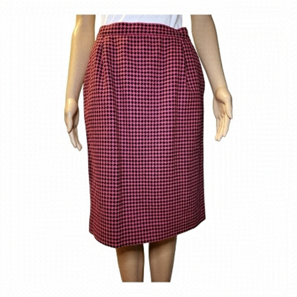 𝅺pendleton Wool Blend Pink Skirt with pockets. Size 10 - Picture 10 of 10